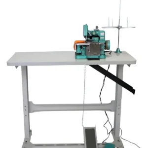 Máquina Overlock semi-industrial completa (máquina, motor e mesa)